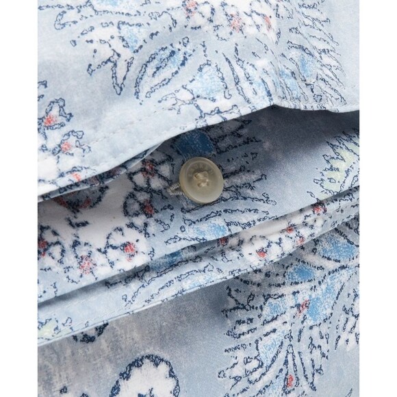 LRL Ralph Lauren Karina Paisley 3P king duvet cover shams set 100% Cotton Blue - Picture 6 of 9